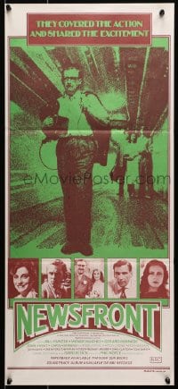 6k811 NEWSFRONT Aust daybill 1978 Australian, Phillip Noyce directed, Bill Hunter, Wendy Hughes!