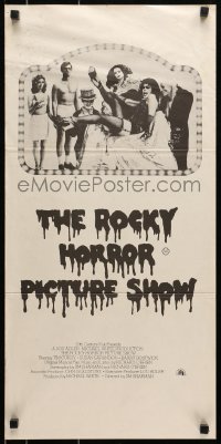 6k881 ROCKY HORROR PICTURE SHOW Aust daybill 1975 Curry w/Sarandon, Hinwood, Quinn, Little Nell!