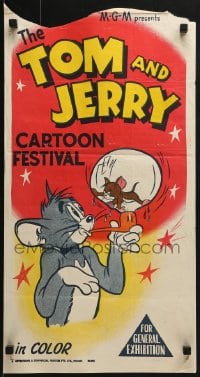6k957 TOM & JERRY CARTOON FESTIVAL Aust daybill 1960s MGM's most entertaining program ever!