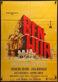 6k306 BEN-HUR German R1970s Charlton Heston, William Wyler classic religious epic!