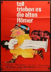 6k329 FUNNY THING HAPPENED ON THE WAY TO THE FORUM German 1967 Zero Mostel, different montage!
