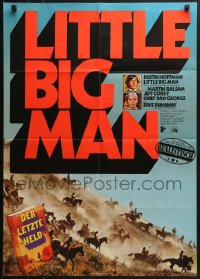 6k354 LITTLE BIG MAN German 1971 Dustin Hoffman is the most neglected hero in history, Arthur Penn!