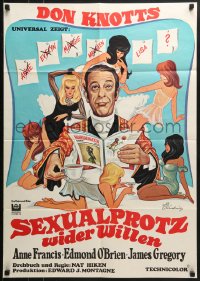 6k355 LOVE GOD German 1969 Don Knotts is the world's most romantic male with sexy babes!