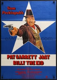 6k373 PAT GARRETT & BILLY THE KID German 1973 Sam Peckinpah, artwork of James Coburn!