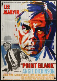 6k379 POINT BLANK German 1967 different art of Lee Marvin & Angie Dickinson by Hans Braun!