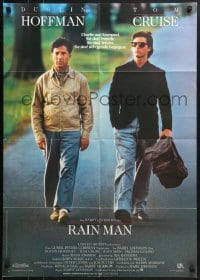 6k385 RAIN MAN German 1989 Tom Cruise & autistic Dustin Hoffman, directed by Barry Levinson!