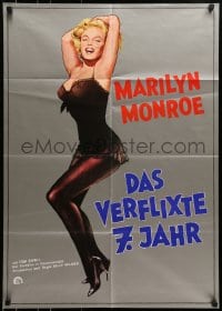 6k394 SEVEN YEAR ITCH German R1970s Billy Wilder, different sexy art of Marilyn Monroe!