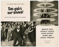 6k046 IT ONLY HAPPENED ONCE German LC 1958 Das Gab's Nur Einmal, great scenes from Metropolis!