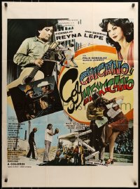 6k144 CHICANO Y SOY MEXICANO Mexican poster 1975 musical cowboy western, cool images!