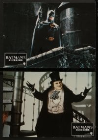 6k063 BATMAN RETURNS 10 German LCs 1992 Michael Keaton, Danny DeVito, Michelle Pfeiffer, Tim Burton