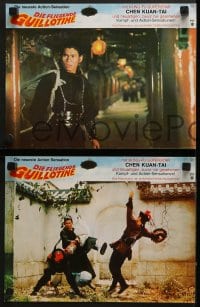 6k068 FLYING GUILLOTINE 12 German LCs 1977 Shaw Brothers, the most amazing of all deady weapons!