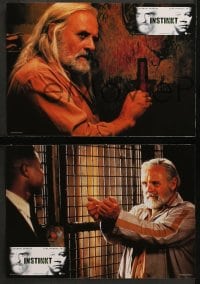 6k059 INSTINCT 8 German LCs 1999 Cuba Gooding Jr, Anthony Hopkins, directed by Jon Turtletaub!