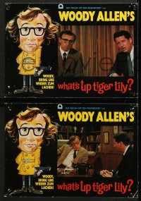 6k072 WHAT'S UP TIGER LILY 12 German LCs 1981 Woody Allen Japanese spy spoof with dubbed dialog!