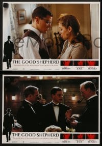 6k025 GOOD SHEPHERD 8 Swiss LCs 2006 Angelina Jolie, Matt Damon, Robert De Niro!