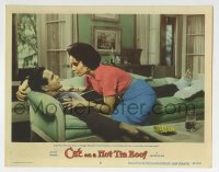 6m137 CAT ON A HOT TIN ROOF LC #3 1958 Elizabeth Taylor tells Paul Newman they share the same cage!