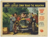 6m183 COMIN' ROUND THE MOUNTAIN LC #2 1951 Bud Abbott, Lou Costello with rifle & others by car!