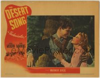 6m257 DESERT SONG LC 1944 romantic close up of Dennis Morgan & Irene Manning smiling big!