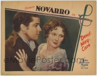 6m268 DEVIL-MAY-CARE LC 1929 romantic close up of Ramon Novarro & pretty Dorothy Jordan!