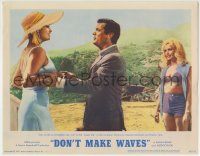 6m298 DON'T MAKE WAVES LC 1967 Tony Curtis between sexy Sharon Tate & Claudia Cardinale!