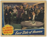 6m326 EAST SIDE OF HEAVEN LC 1939 Bing Crosby watches Joan Blondell & Mischa Auer with band!