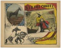 6m373 FIGHTING STALLION LC 1926 Yakima Canutt & Boy the Wonder Horse, Dan Esser border art, rare!