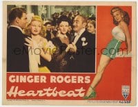 6m456 HEARTBEAT LC 1946 Jean-Pierre Aumont, Ginger Rogers, Adolphe Menjou & Mona Maris dancing!