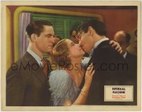6m505 INFERNAL MACHINE LC 1933 Chester Morris is jealous of Genevieve Tobin kissing James Bell!