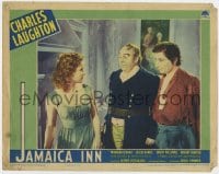 6m522 JAMAICA INN LC 1939 Charles Laughton, Maureen O'Hara, Robert Newton, Alfred Hitchcock!