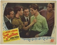 6m526 JIVE JUNCTION LC 1943 kid grabs young Dickie Moore with black eye, directed by Edgar Ulmer!