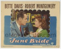 6m532 JUNE BRIDE LC #7 1948 great close up of Robert Montgomery poking Barbara Bates' shoulder!