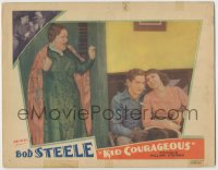 6m542 KID COURAGEOUS LC 1935 woman is shocked to find daughter Rene Borden with Bob Steele!