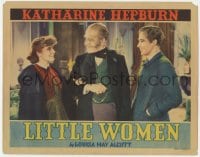 6m601 LITTLE WOMEN LC 1933 happy Katharine Hepburn with Henry Stephenson & Douglass Montgomery!