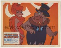 6m626 MAN CALLED FLINTSTONE LC 1966 great close up of dapper Fred Flintstone with cane & top hat!