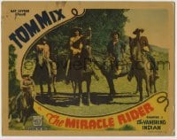 6m653 MIRACLE RIDER chapter 1 LC 1935 Tom Mix, Tony Jr., Charles Middleton, The Vanishing Indian!