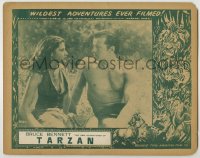 6m684 NEW ADVENTURES OF TARZAN LC R1940s romantic c/u of Bruce Bennett with exotic beauty!