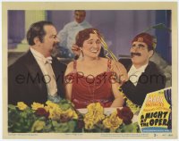 6m686 NIGHT AT THE OPERA LC #2 R1948 Groucho Marx & Sig Ruman vie for Margaret Dumont's affections!