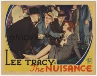 6m695 NUISANCE LC 1933 Lee Tracy, Frank Morgan, Charles Butterworth & fallen Madge Evans, rare!
