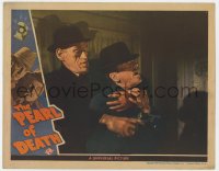 6m718 PEARL OF DEATH LC 1944 close up of Miles Mander attacked by giant Creeper Rondo Hatton!