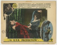 6m721 PETER THE PIRATE LC 1927 Rudolf Klein-Rogge whipping Aud Egede-Nissen, rare German UFA movie!