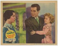 6m733 POOR LITTLE RICH GIRL LC 1936 Sara Haden stares at cute Shirley Temple & Michael Whalen!