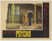 6m745 PSYCHO LC #8 1960 Alfred Hitchcock classic, Vera Miles & John Gavin searching the Bates Motel