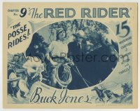 6m758 RED RIDER chapter 9 LC 1934 Walter Miller confronts Marion Schilling, Universal, Posse Rides!