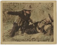 6m790 SAND LC 1920 William S. Hart with gun makes Mexican bandit confess to the train hijacking!