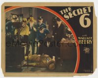 6m799 SECRET 6 LC 1931 police & Clark Gable by man at murder scene, but no Jean Harlow, ultra rare!