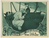 6m881 TAILSPIN TOMMY IN THE GREAT AIR MYSTERY chapter 8 LC 1935 Jean Rogers on Beery's plane!
