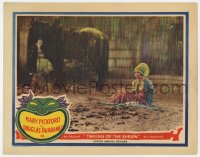 6m885 TAMING OF THE SHREW LC 1929 Mary Pickford in rain after falling off horse, all laughing!