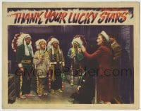 6m900 THANK YOUR LUCKY STARS LC 1943 Native American Indians Eddie Cantor & Noble Johnson photo'd!