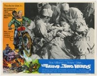 6m906 THING WITH TWO HEADS LC #6 1972 great border art, doctors perform the bizarre surgery!