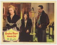 6m925 TOKYO JOE LC 1949 Alexander Knox between Humphrey Bogart & pretty Florence Marly!