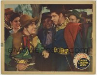 6m941 UNDER THE PAMPAS MOON LC 1935 Jack La Rue isn't intimidated by Warner Baxter with knife!